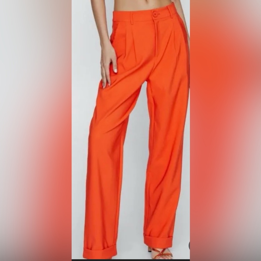 Nasty Gal Orange Trousers